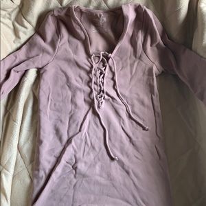 FP lavender long sleeve